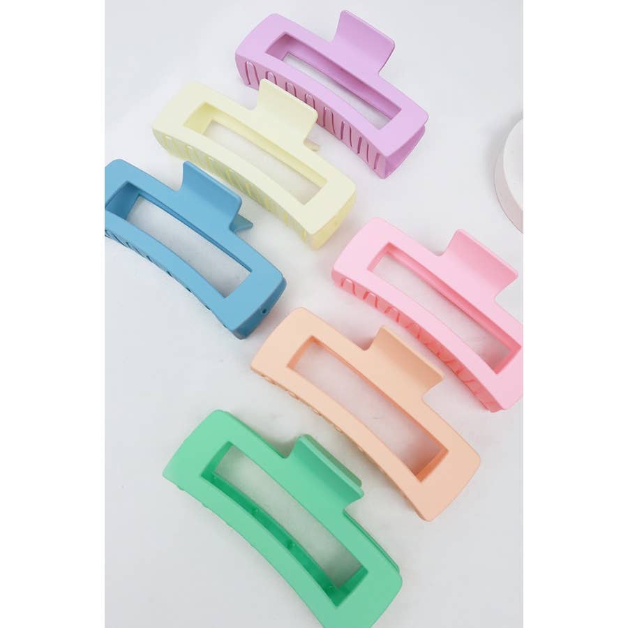 Jumbo Matte Cut Out Hair Claw Clip