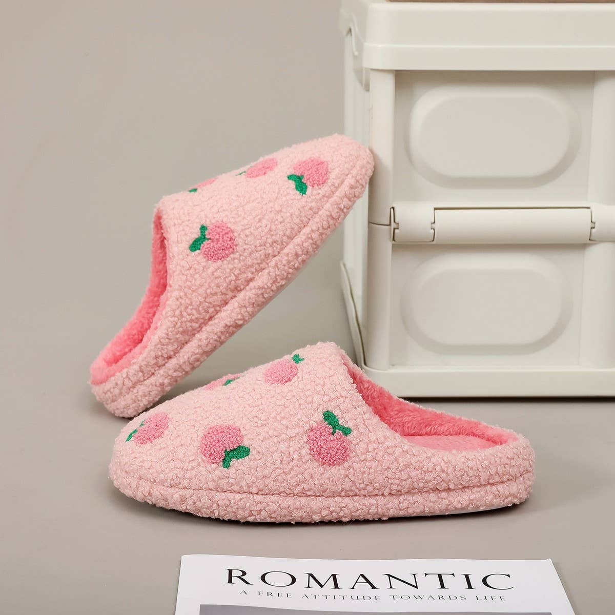 Pink Peach Slippers