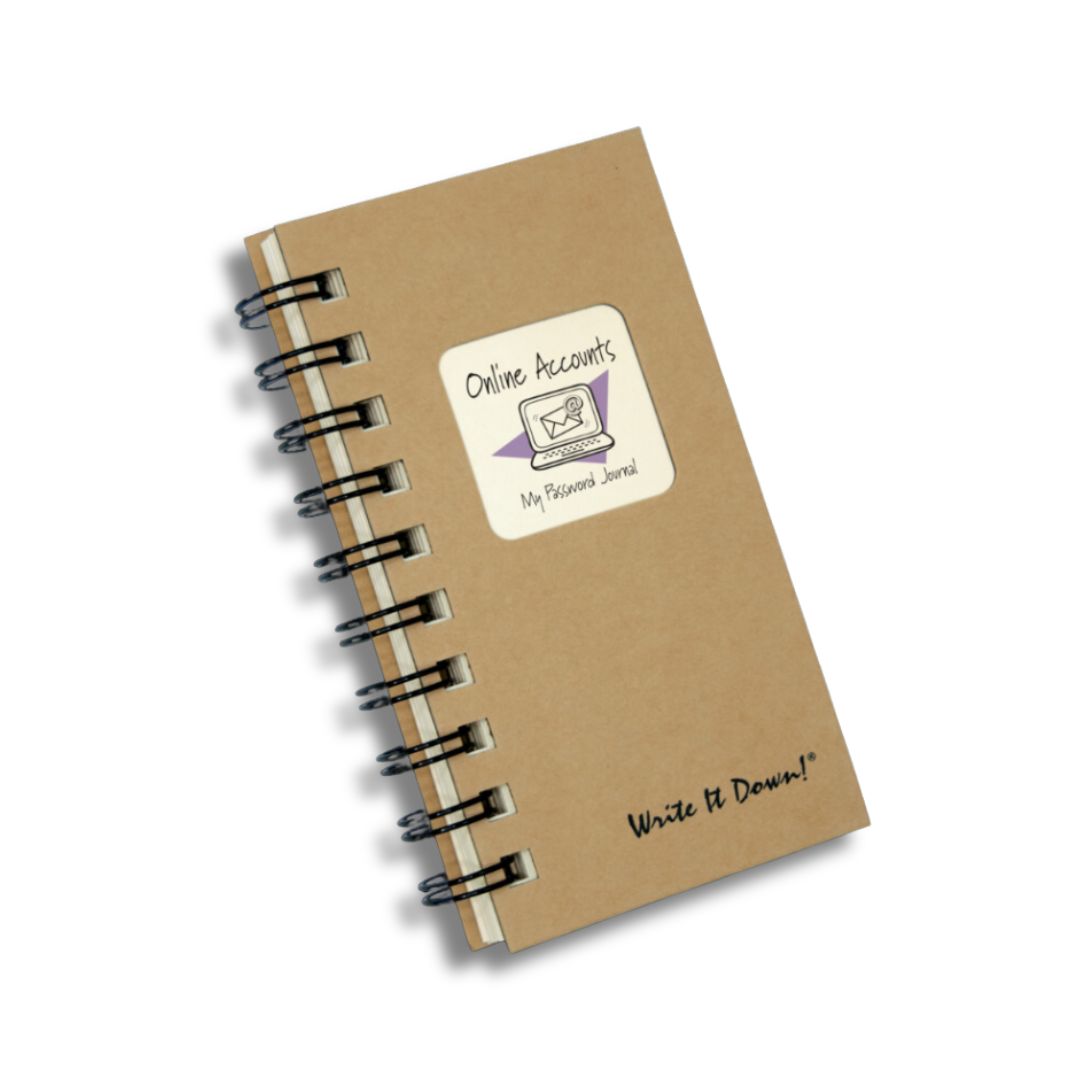 Online Accounts, My Password Mini Journal