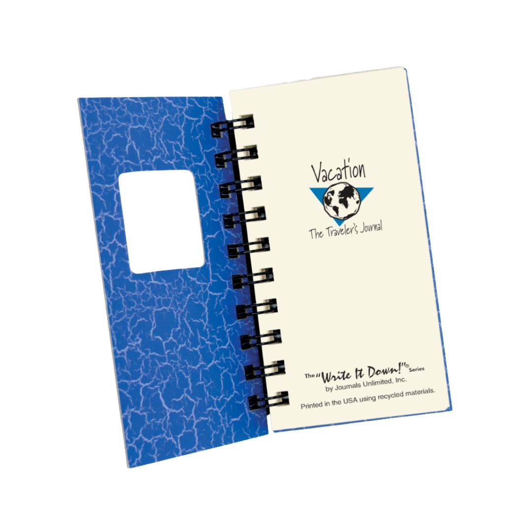 Vacation – The Traveler’s Mini Journal – Blue