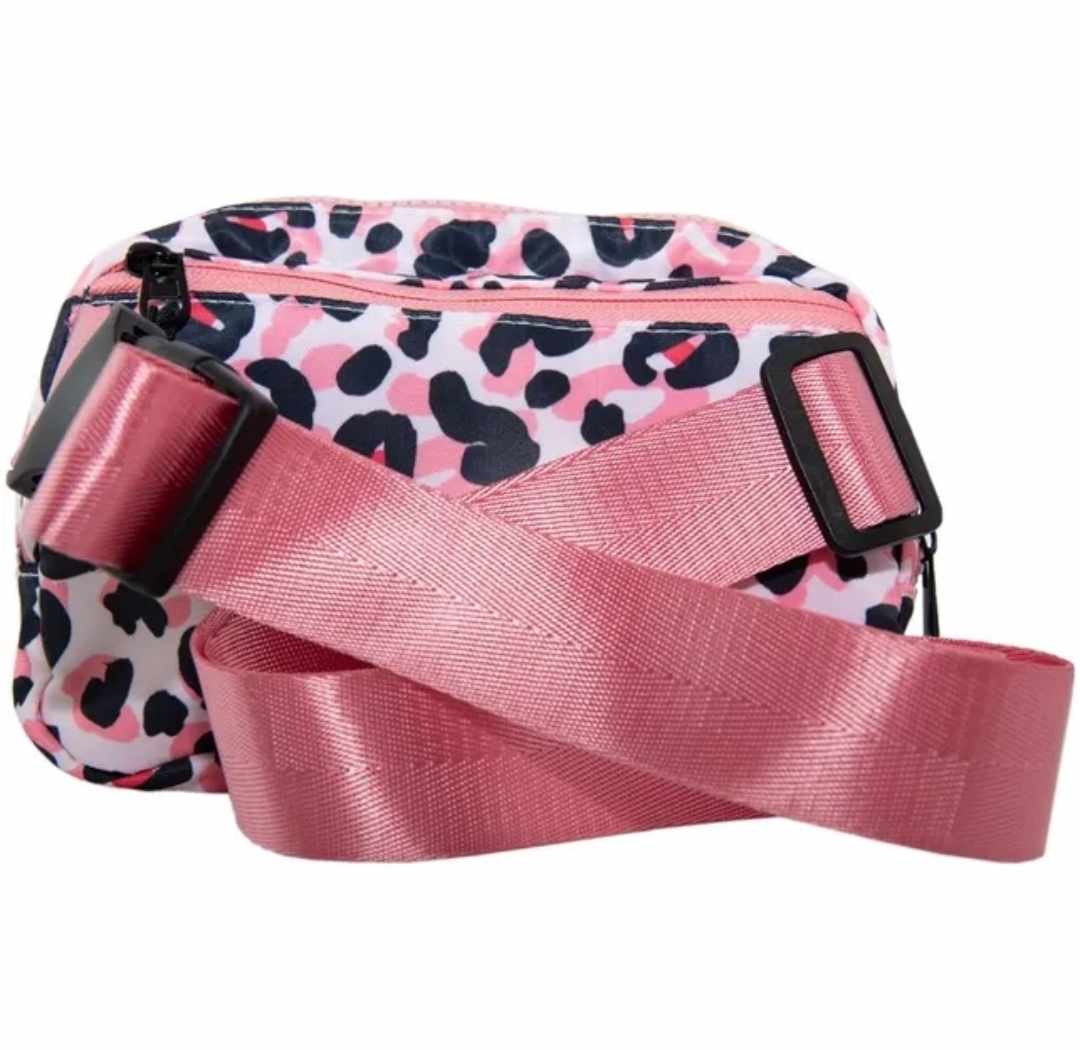 Baby Pink Leopard Fanny Pack
