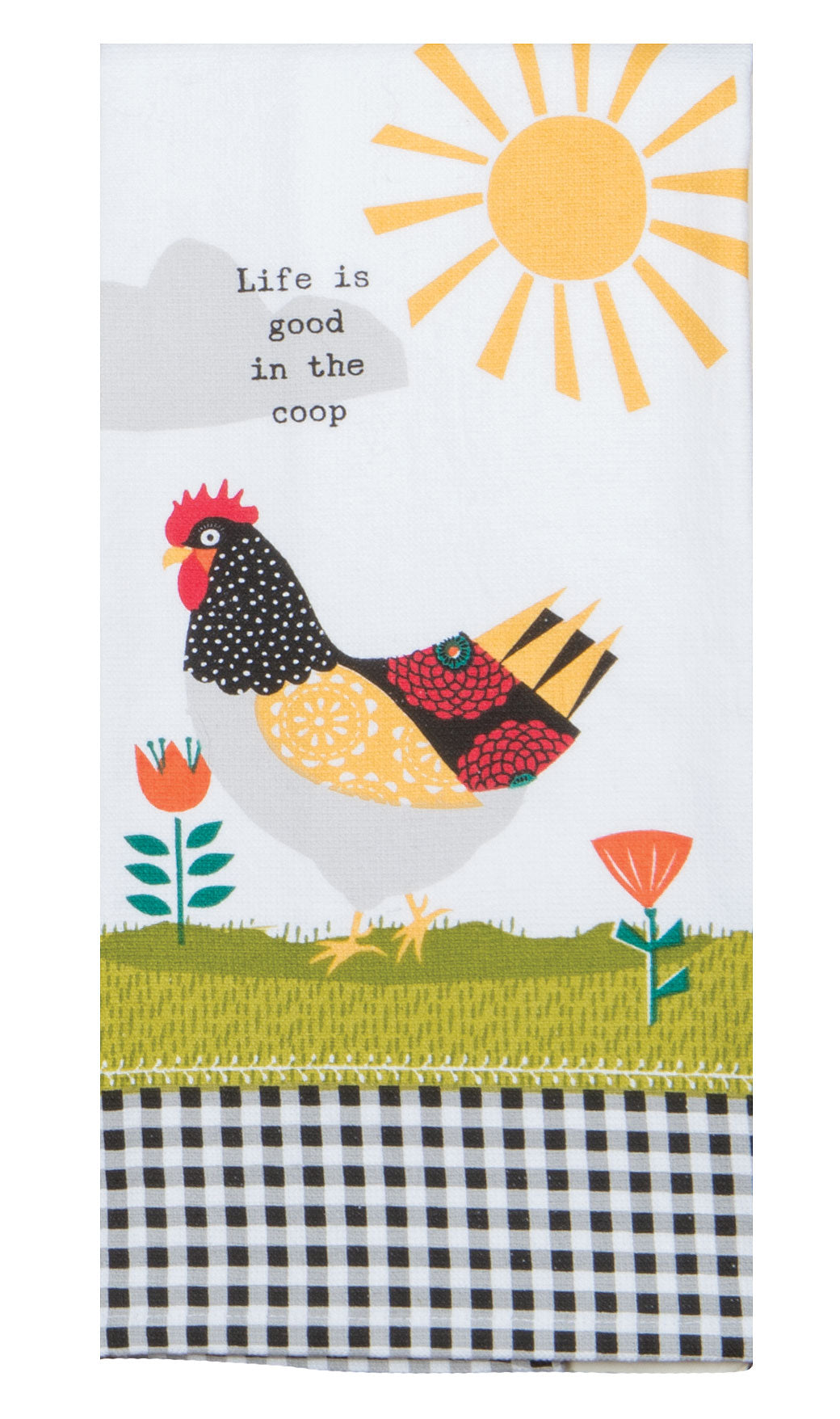Farm Charm Chicken Dual Purpose Terry Towel