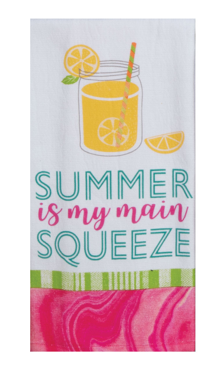 Summer Fun Squeeze Dual Purpose Terry Towel