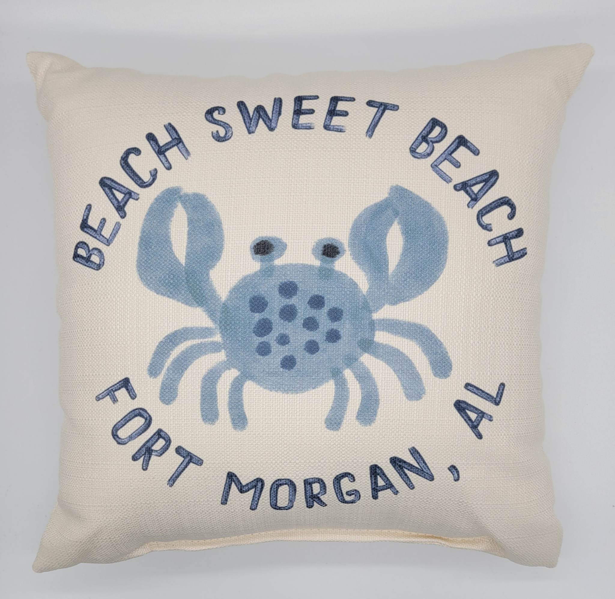 Fort Morgan Beach Sweet Beach Pillow