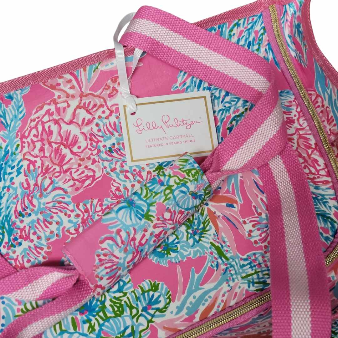 Lilly Pulitzer Ultimate Carryall Seaing Things Jumbo Tote