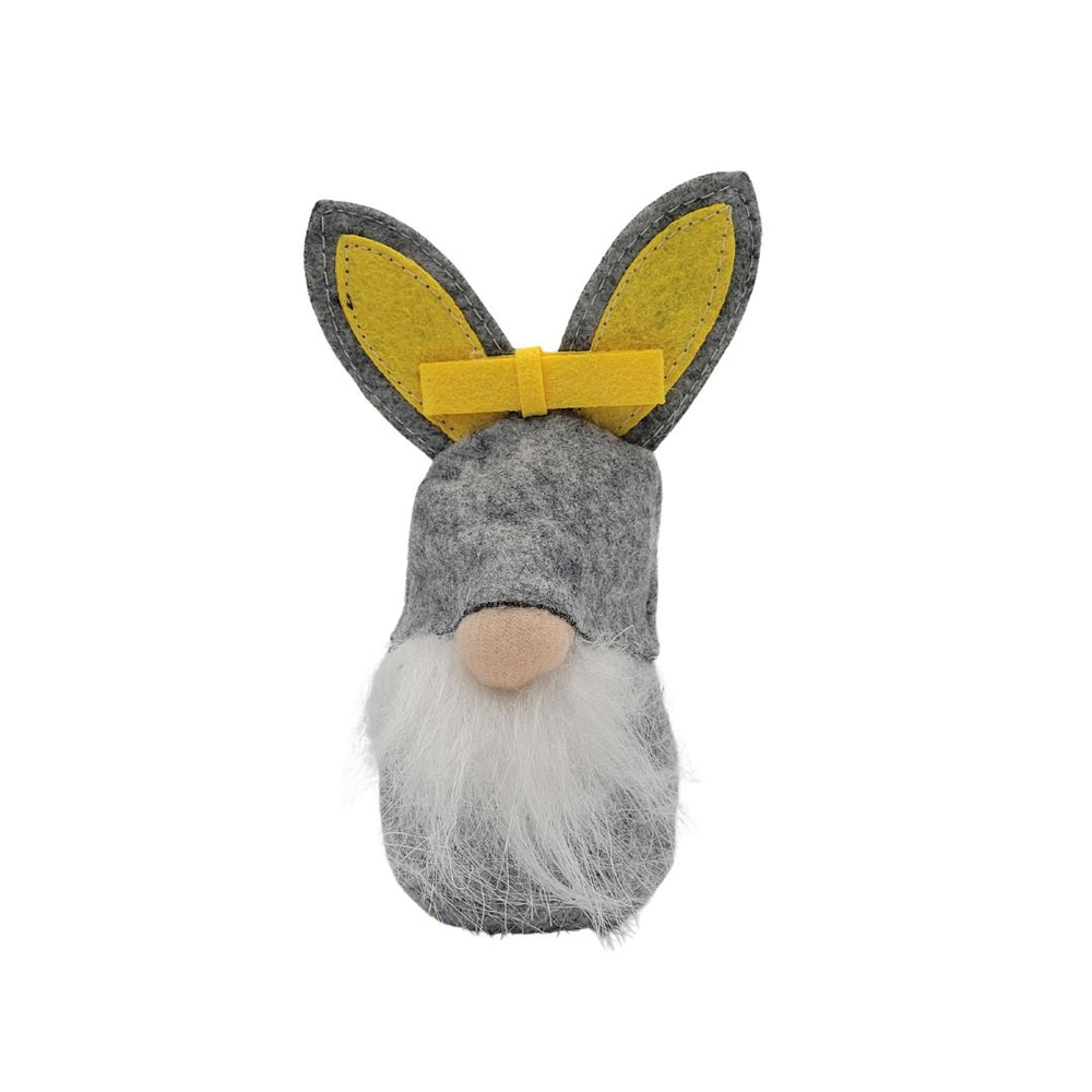 Grey And Yellow Bunny Gnome