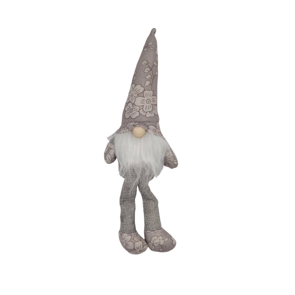 Taupe Flower Gnome with legs