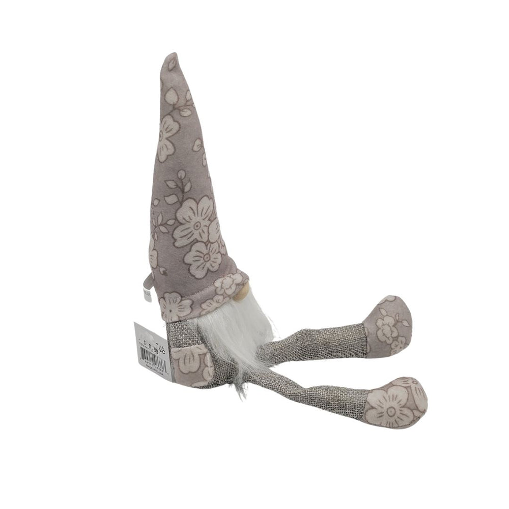 Taupe Flower Gnome with legs