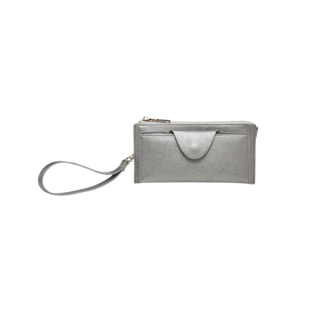 RFID Wallet w/ Snap Closure and Zip Change Pocket