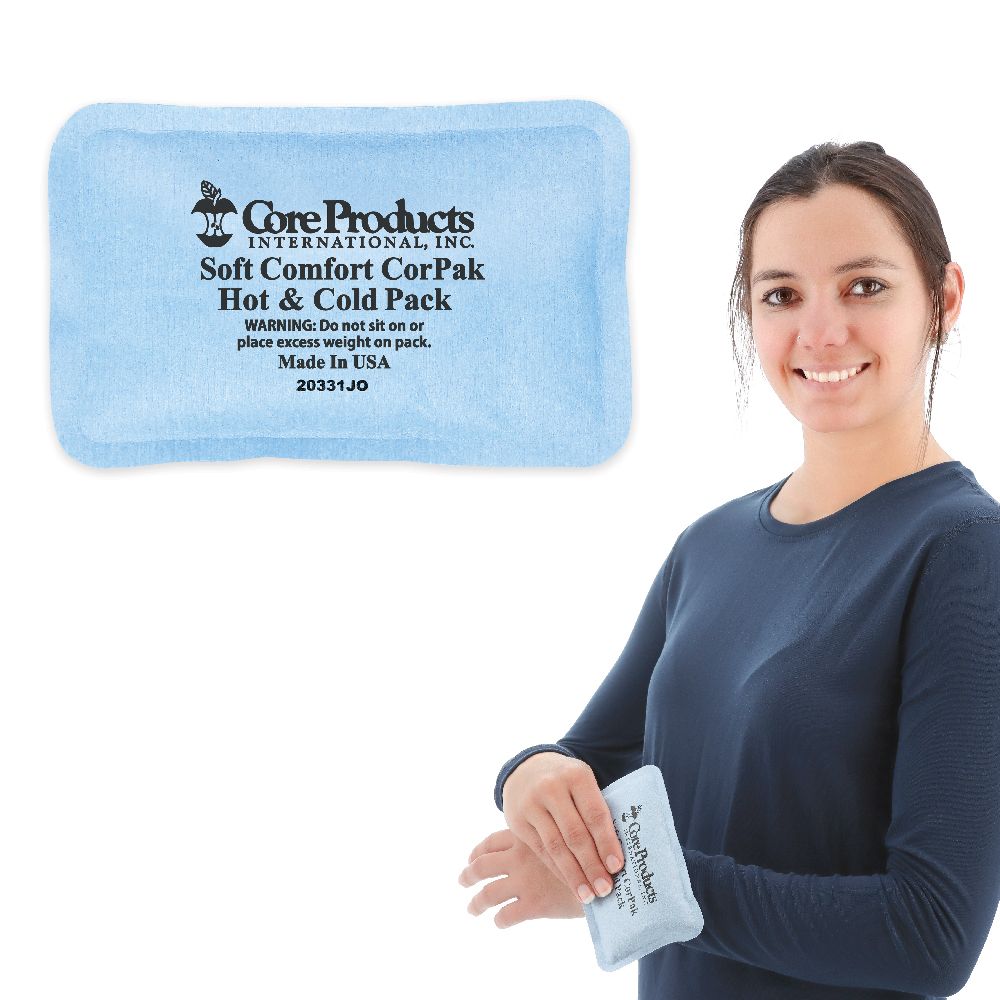 Soft Comfort CorPak Hot/Cold Therapy Pack 3" x 5" - Reusable Ice Packs