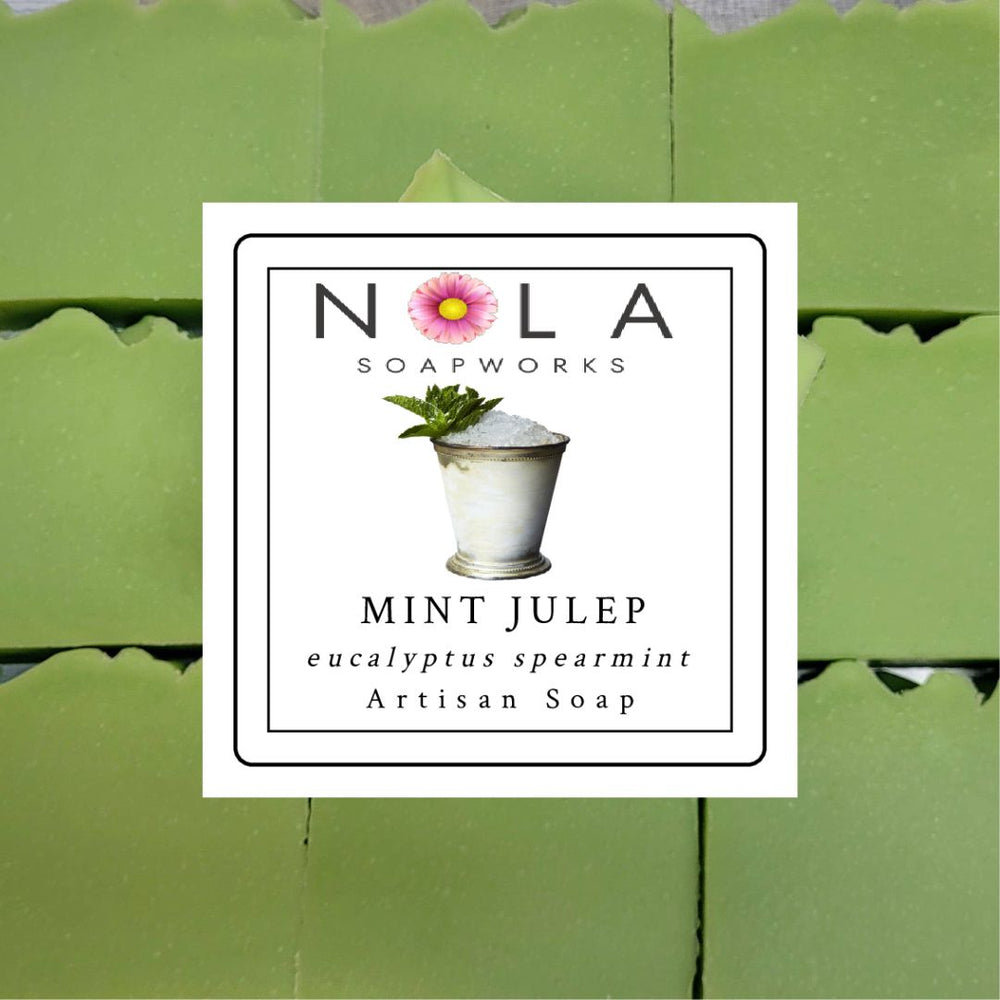 Mint Julep Soap - Eucalyptus Spearmint Artisan Soap Bar