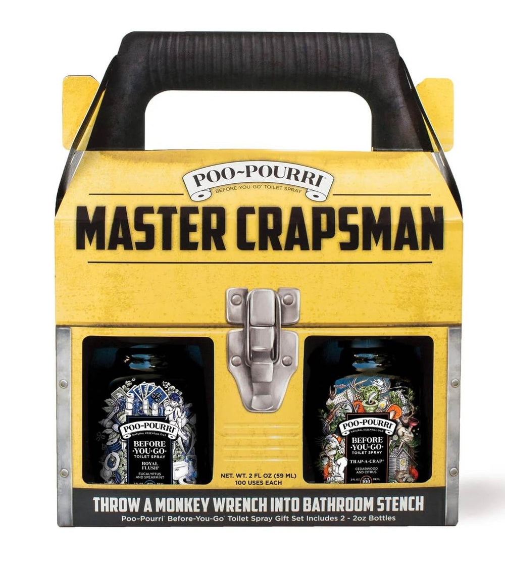 Poo-Pourri Master Crapsman Toilet Spray Set