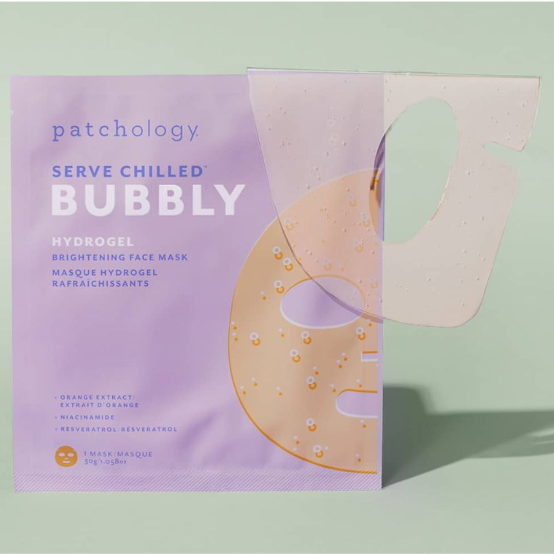 Serve Chilled Bubbly Hydrogel Face Mask