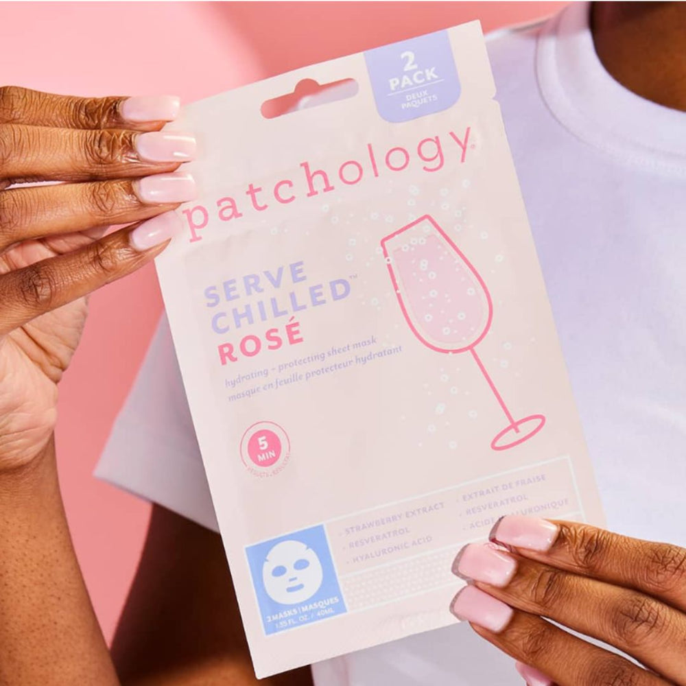 Serve Chilled Rosé Sheet Mask