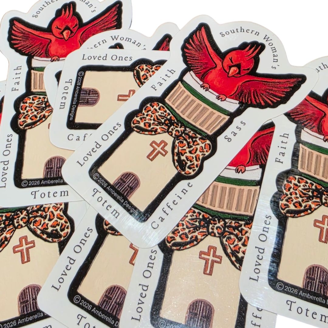 Southern Woman's Totem Waterproof Sticker