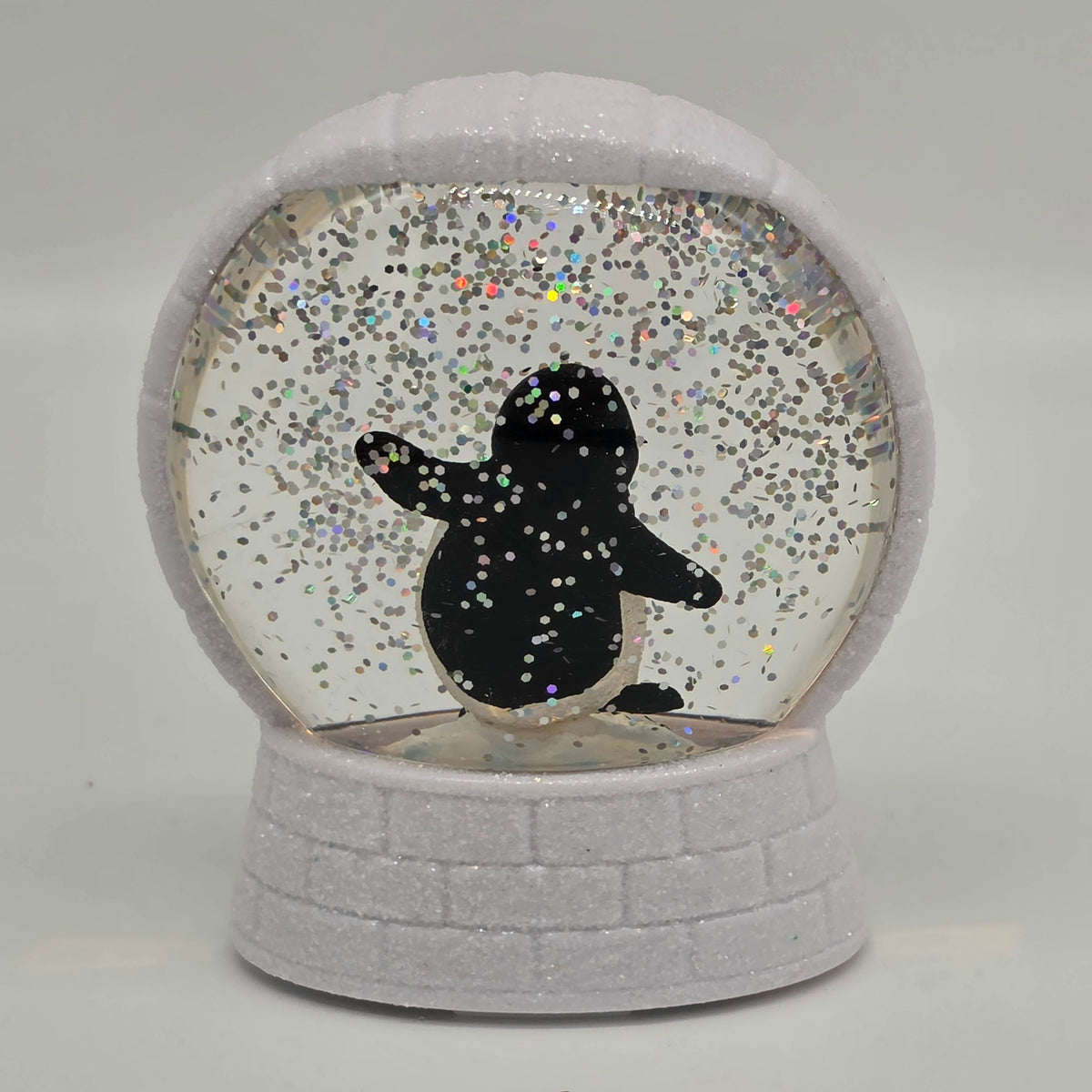 Lighted Penguin In Igloo, Shimmering Merry Lites