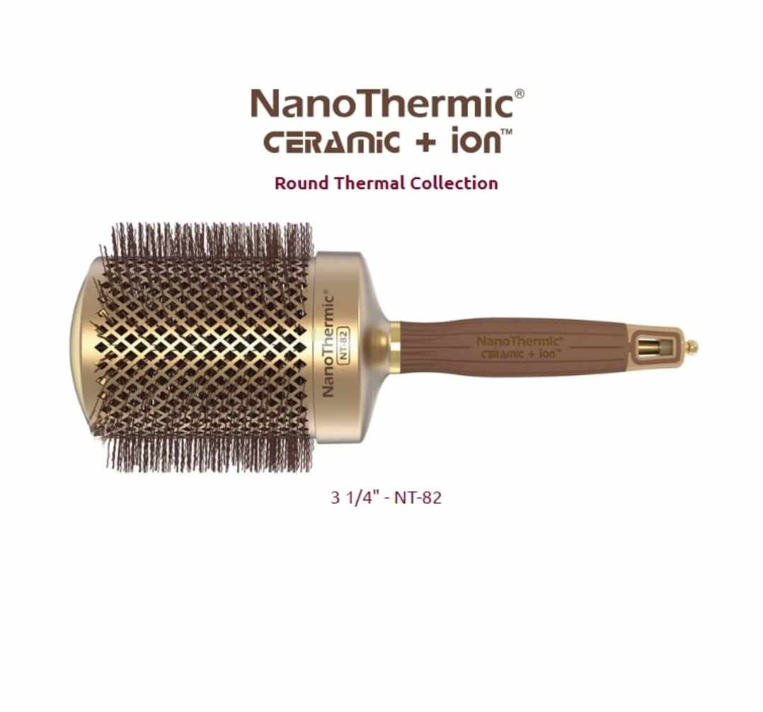 Olivia Garden NanoThermic Round Brush - Thumbnail 4