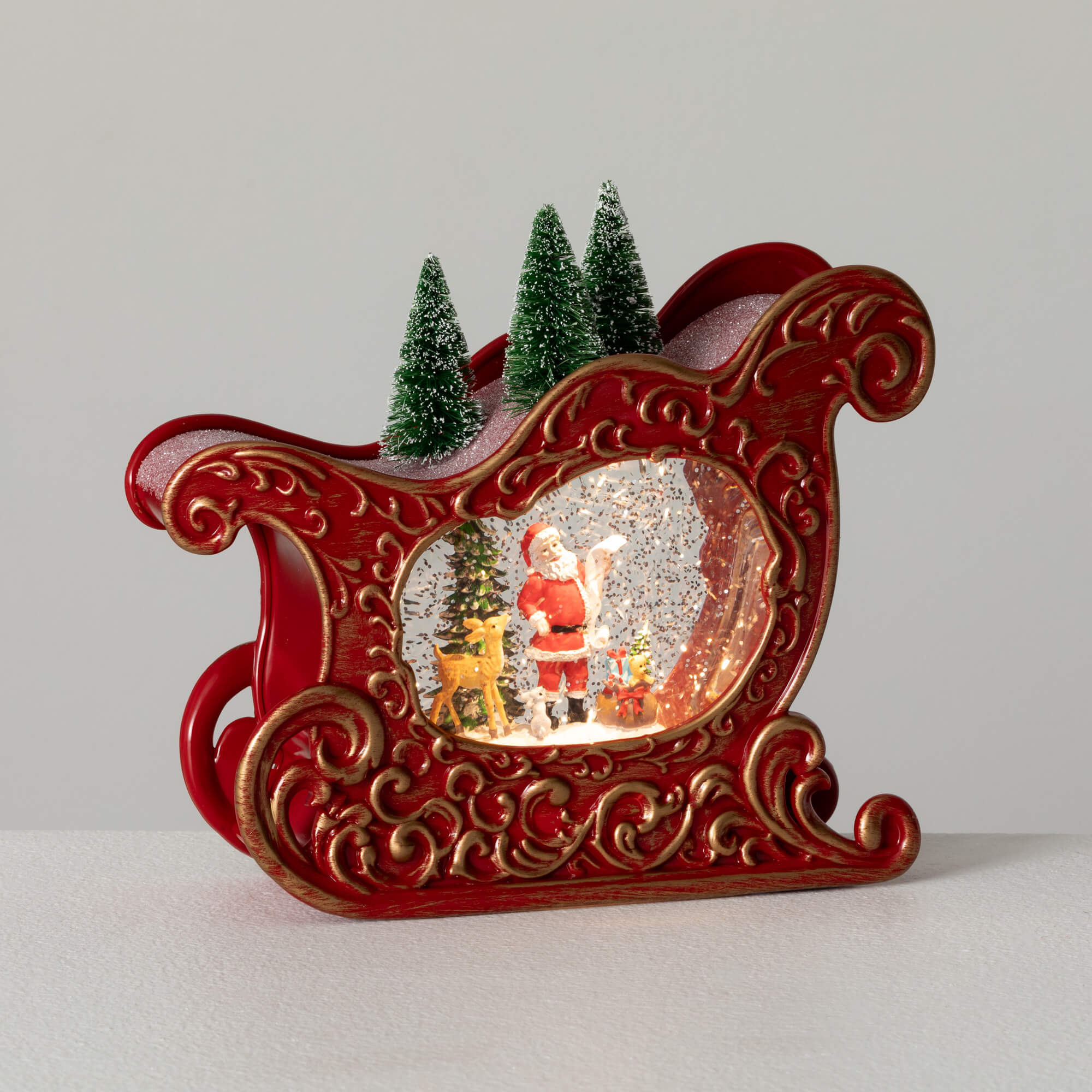 SHIMMER SANTA SLEIGH SCENE