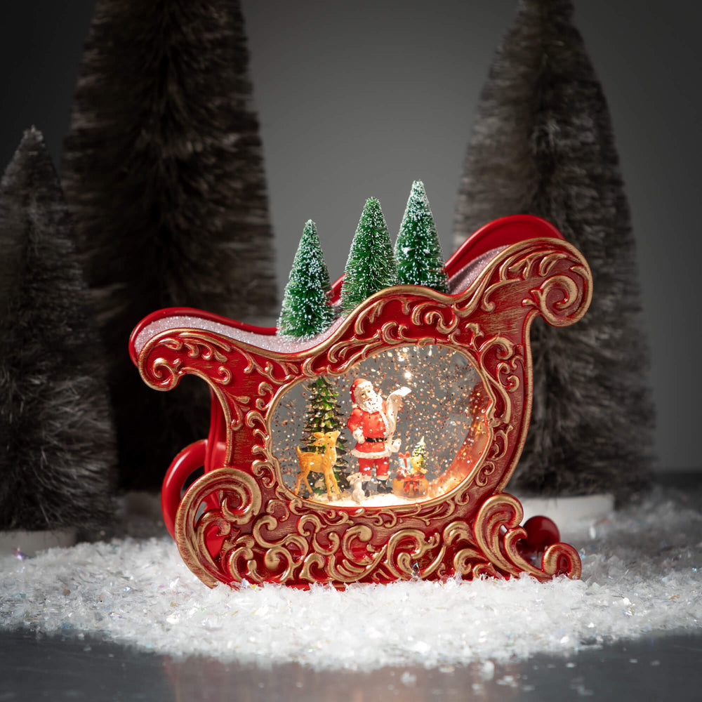 SHIMMER SANTA SLEIGH SCENE