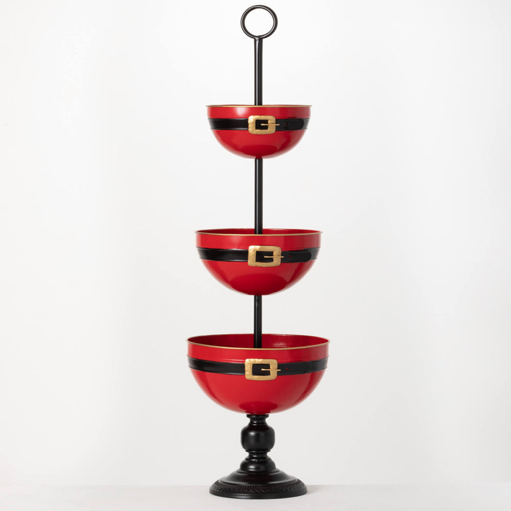 THREE TIERED BOWL STAND