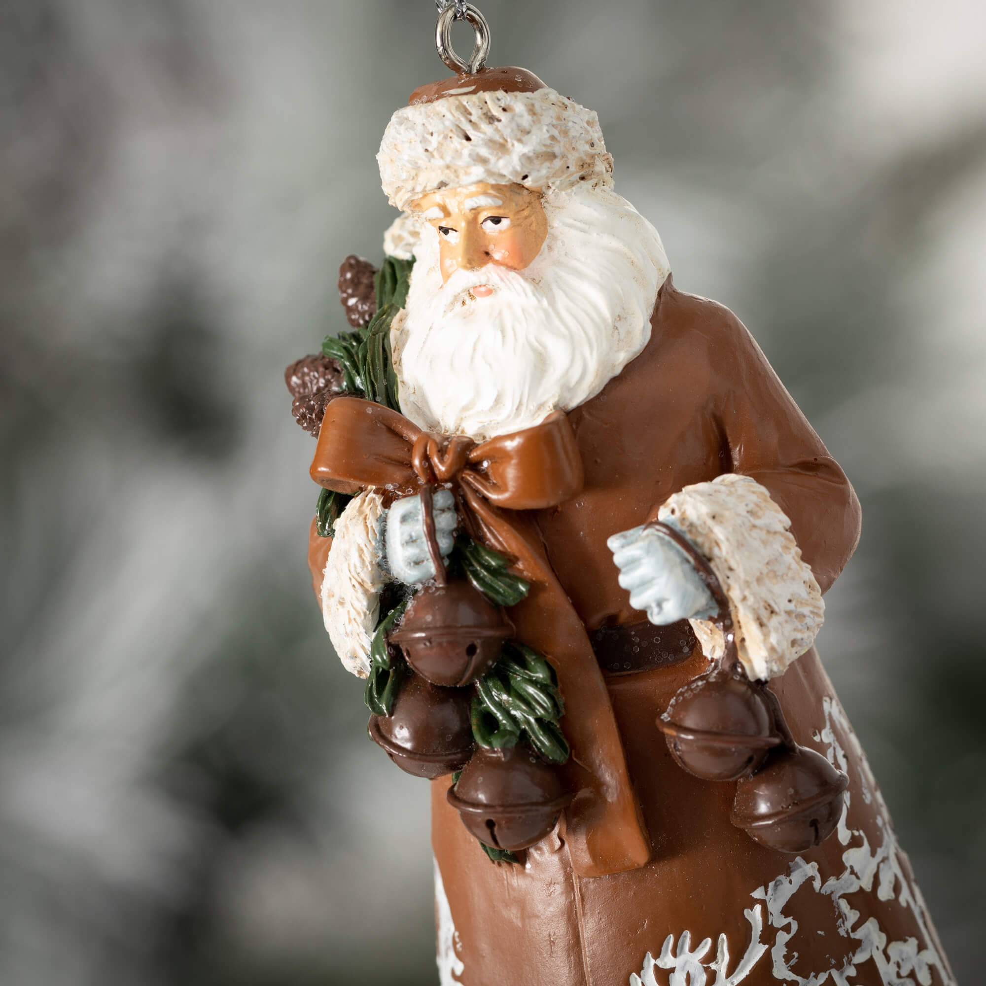 WOODLAND SANTA ORNAMENT