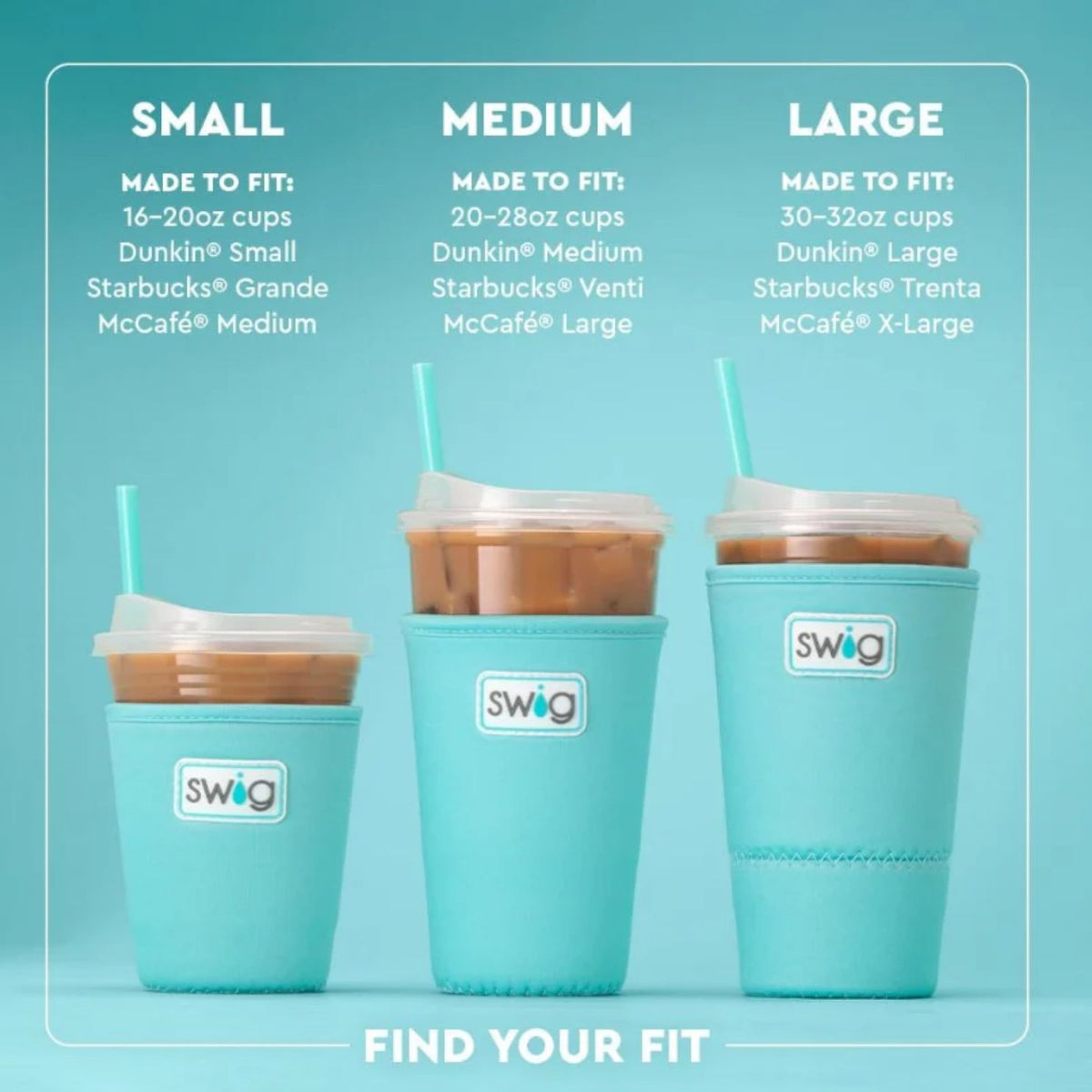 Swig Life Iced Cup Coolie (Large)