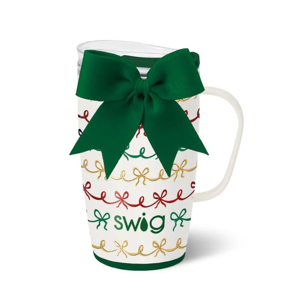 Christmas Bows Travel Mug 18oz