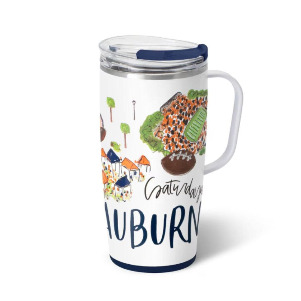 Saturdays in Auburn Travel Mug 22 oz