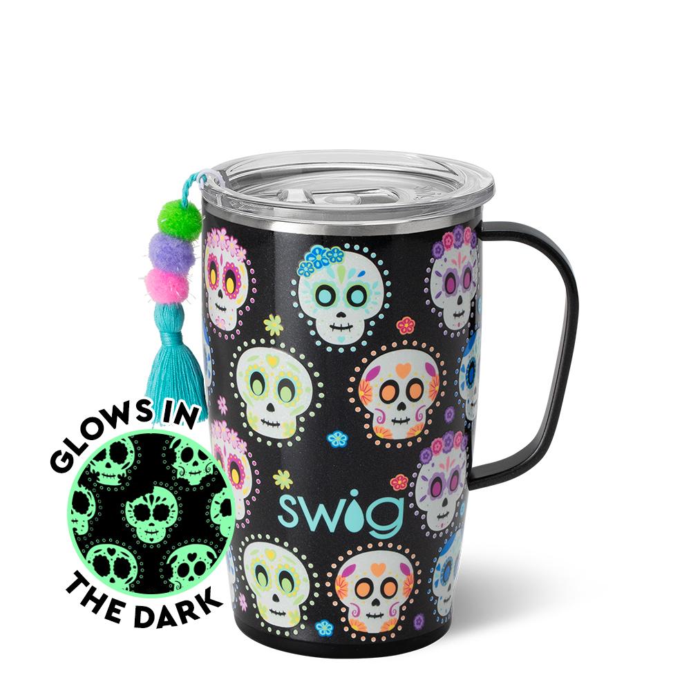 Swig Life Sugar Skulls Travel Mug 18 oz