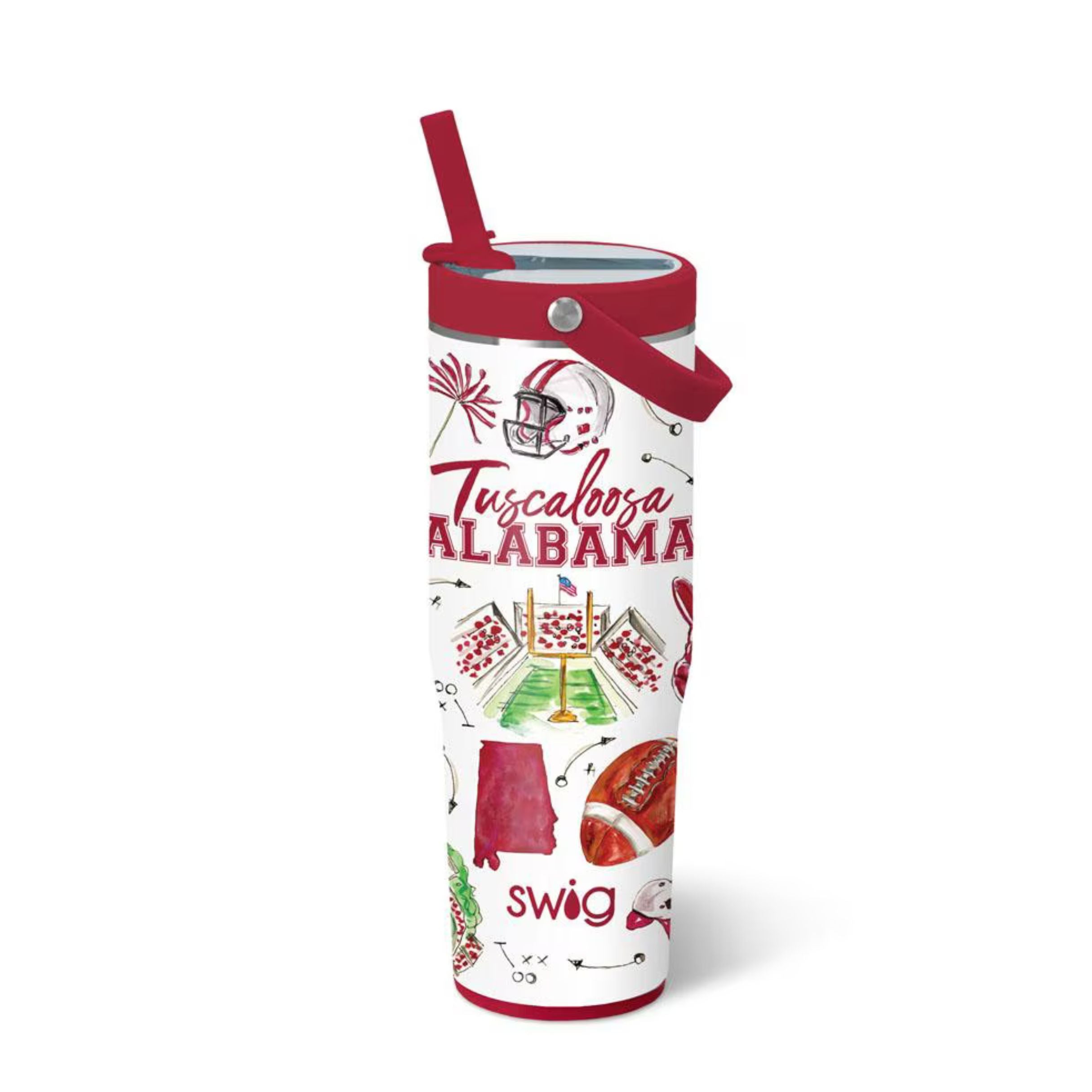 Tailgates in Tuscaloosa To-Go Tumbler 30oz