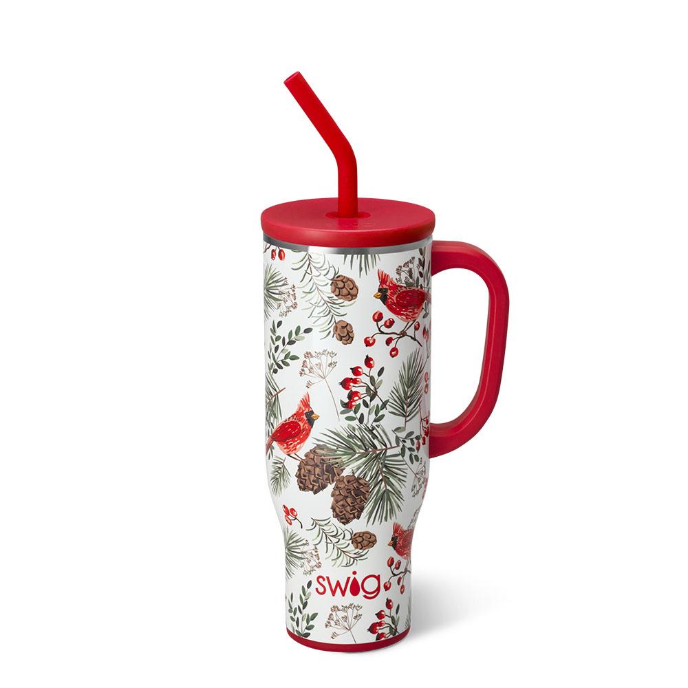 Winter Cardinal Mega Mug 30 oz
