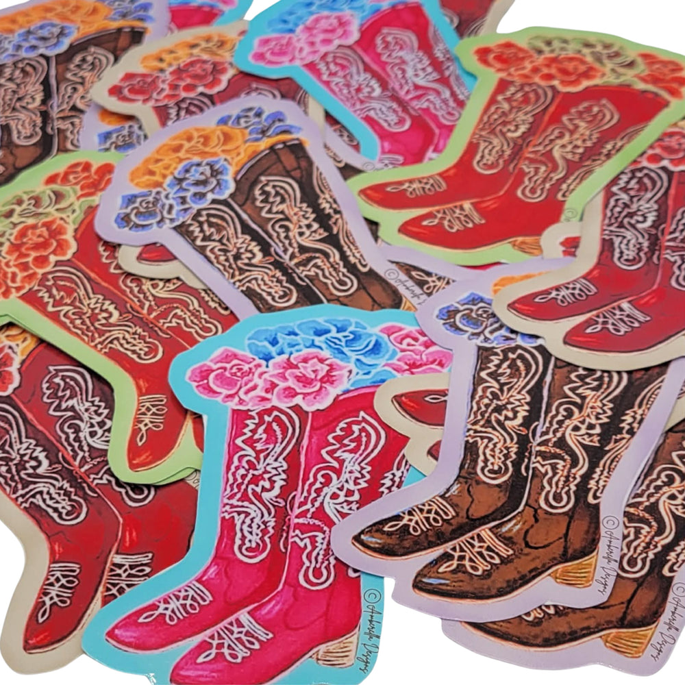 Texas Boots Sticker