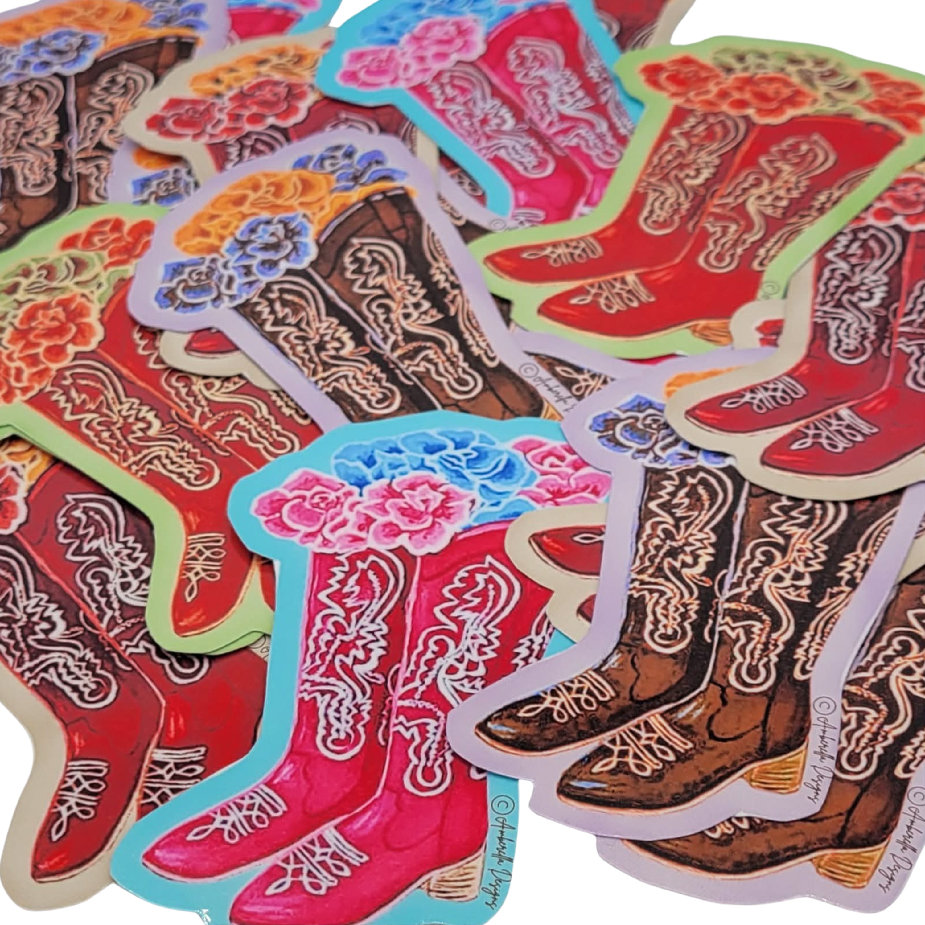 Texas Boots Waterproof Sticker