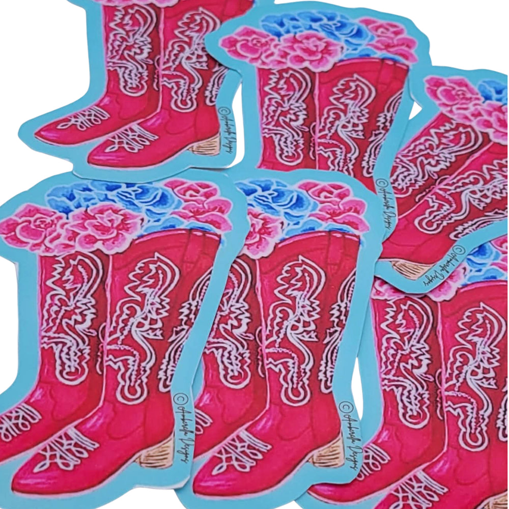 Texas Boots Sticker