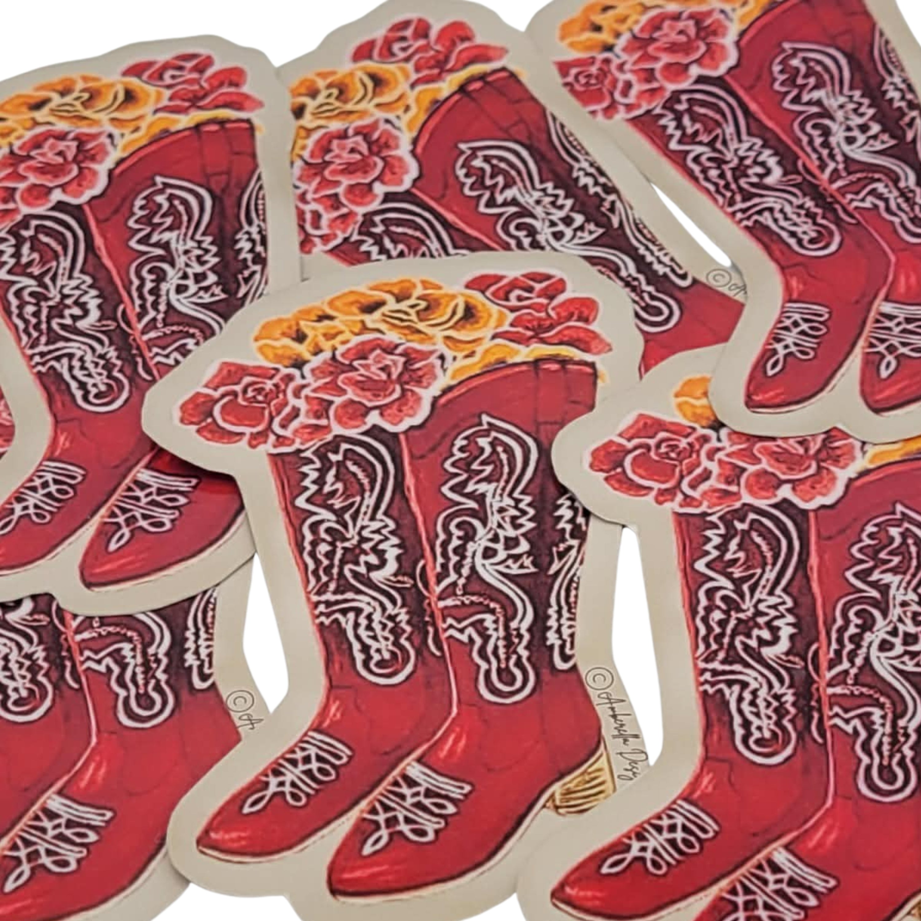 Texas Boots Waterproof Sticker
