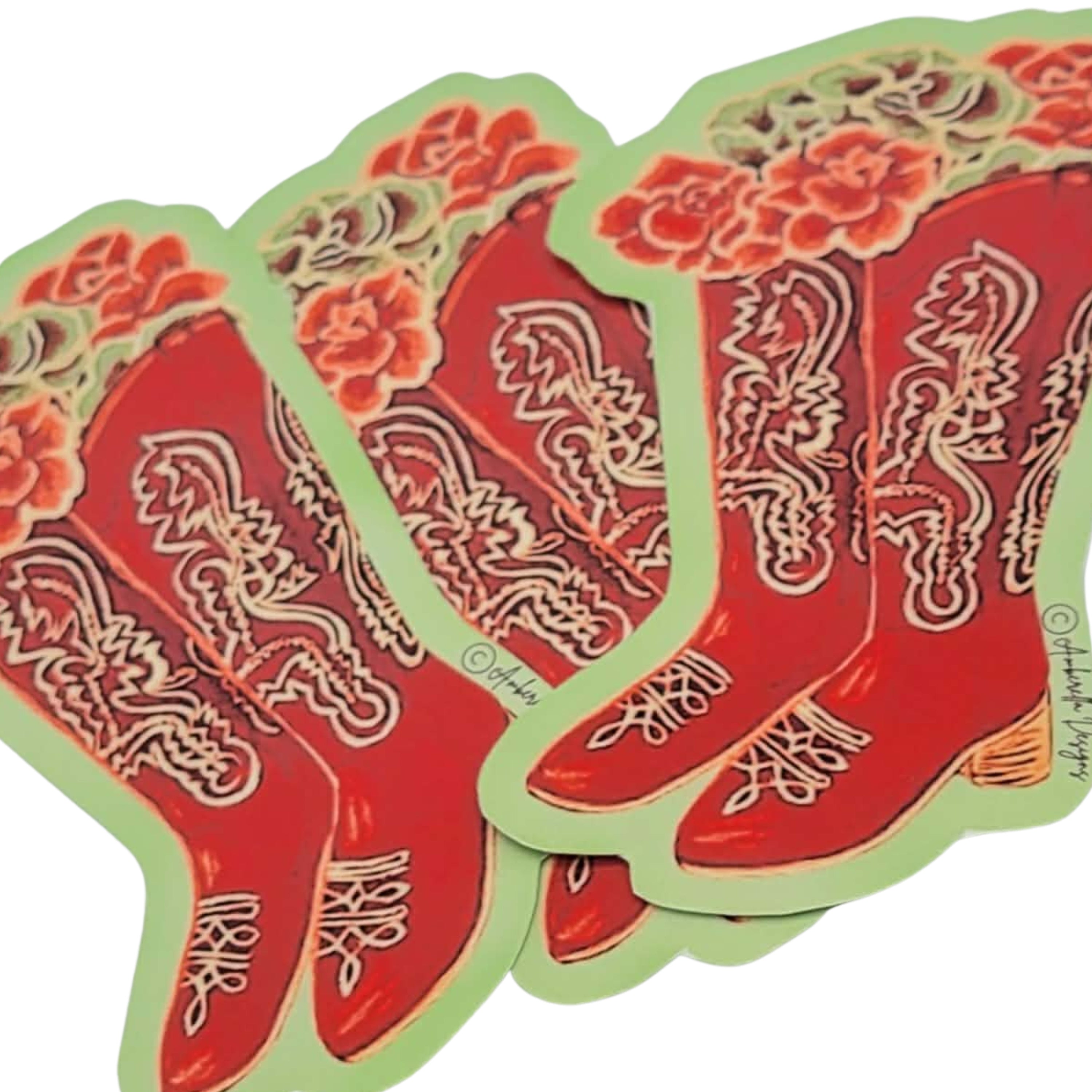 Texas Boots Waterproof Sticker
