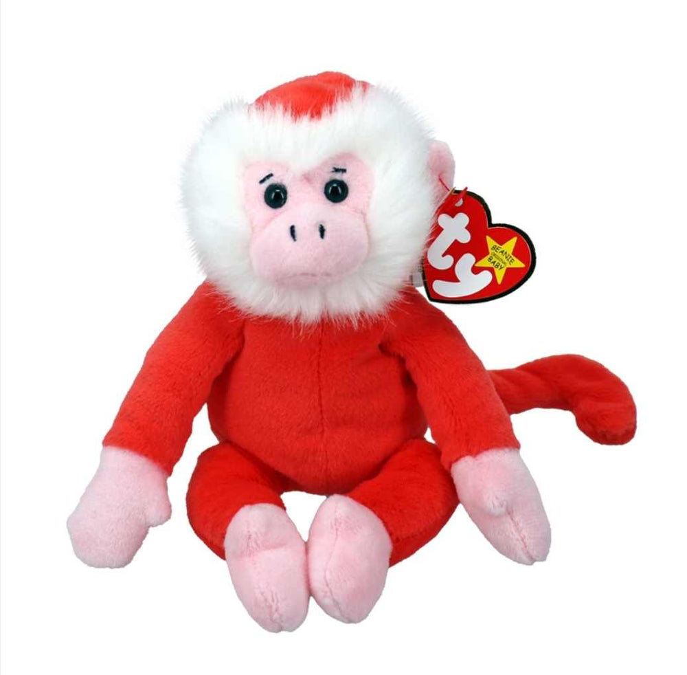 TY Foster Monkey Beanie Baby Original