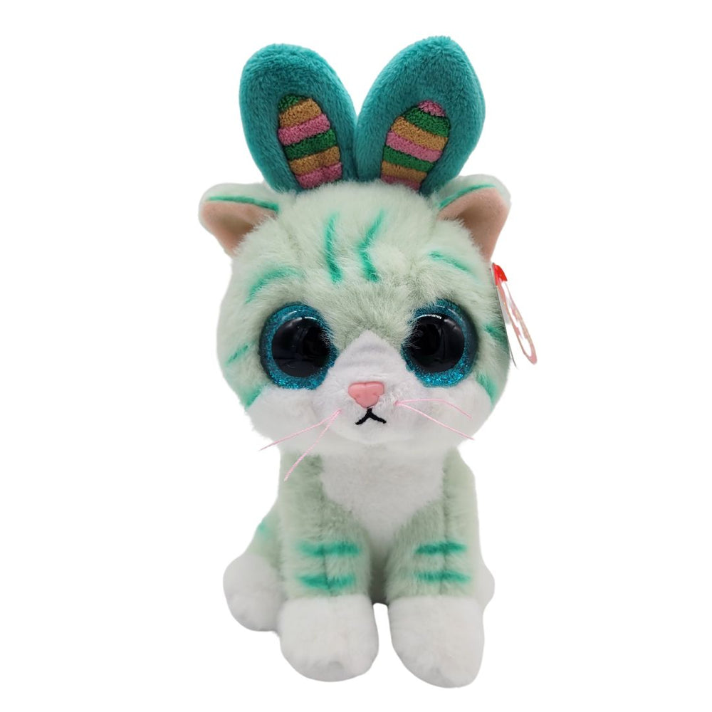 TY Gumdrop Cat Beanie Boo Teal