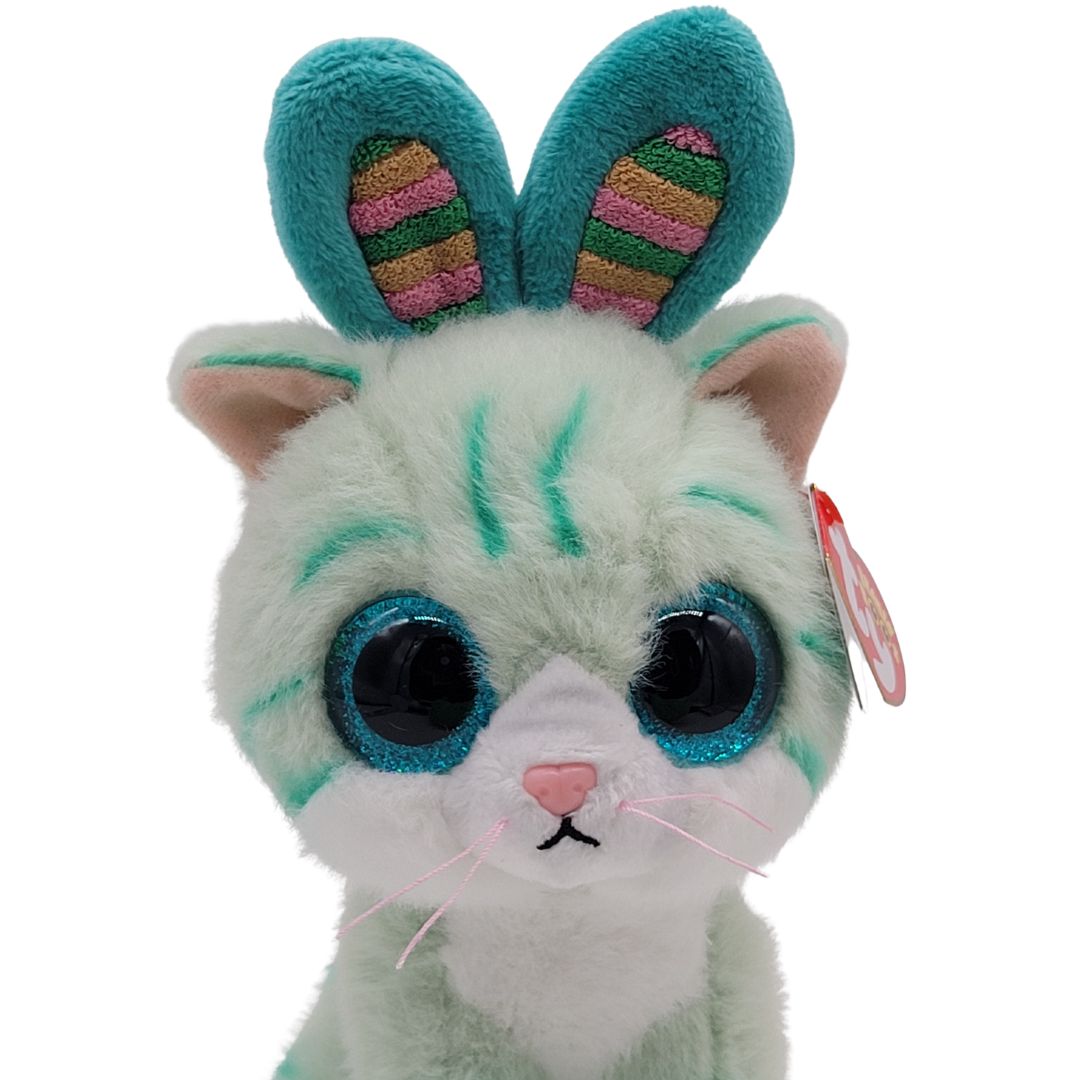 TY Gumdrop Cat Beanie Boo Teal