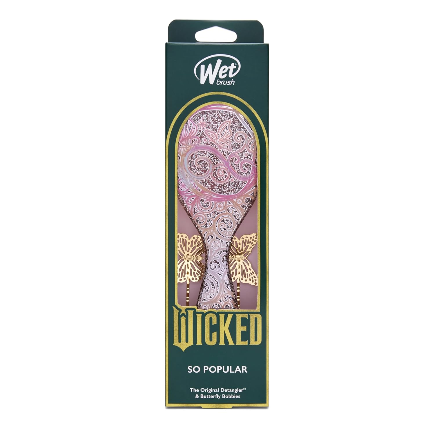 Wet Brush Wicked Glinda Hairbrush and Berette Set