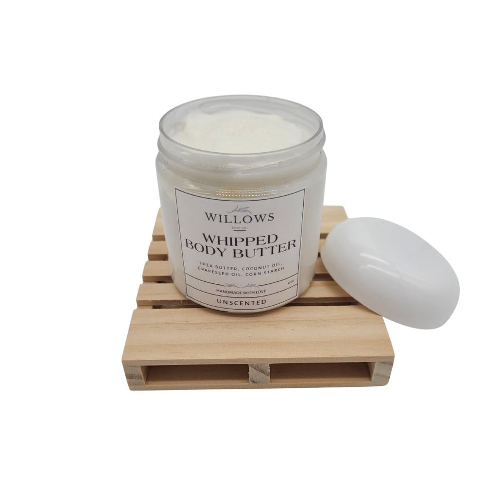 Willows UNSCENTED Whipped Body Butter 4oz