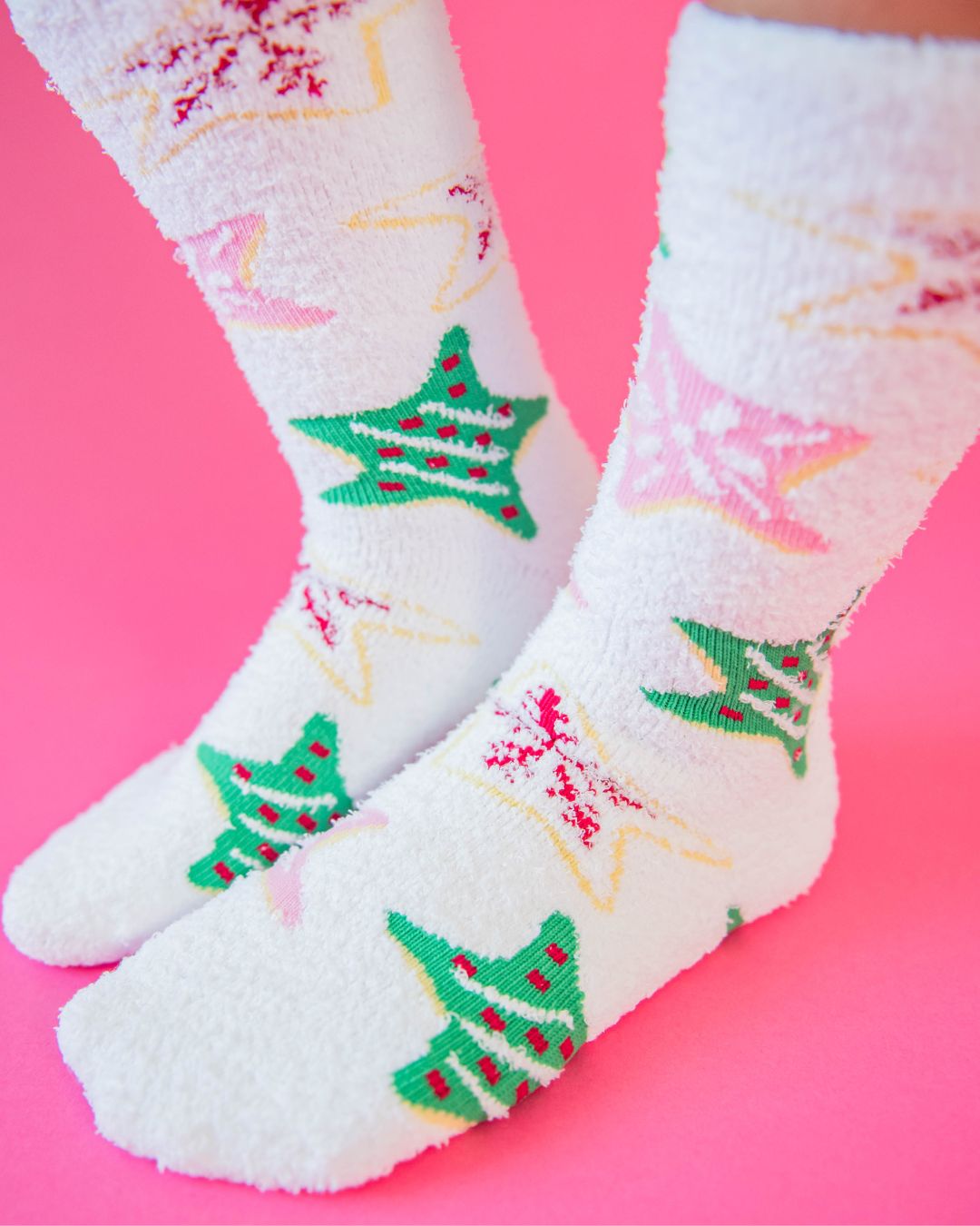 Holiday Christmas Cozy Crew Socks