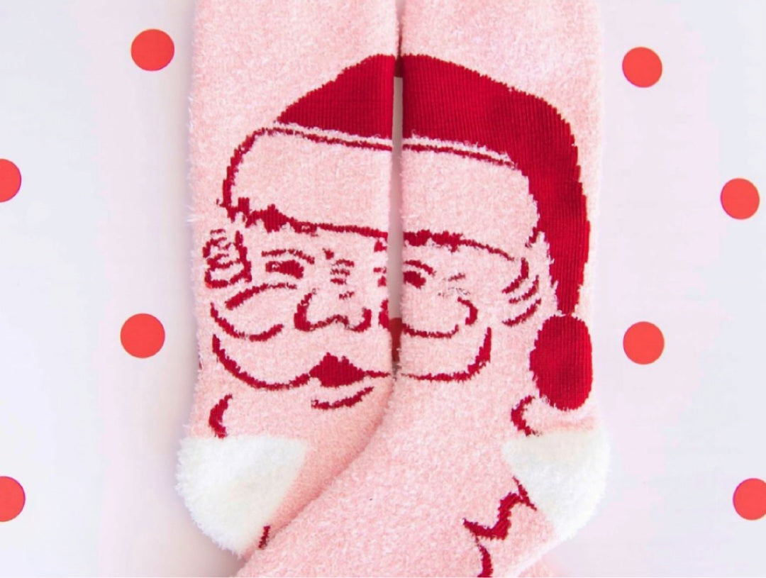 Holiday Christmas Cozy Crew Socks