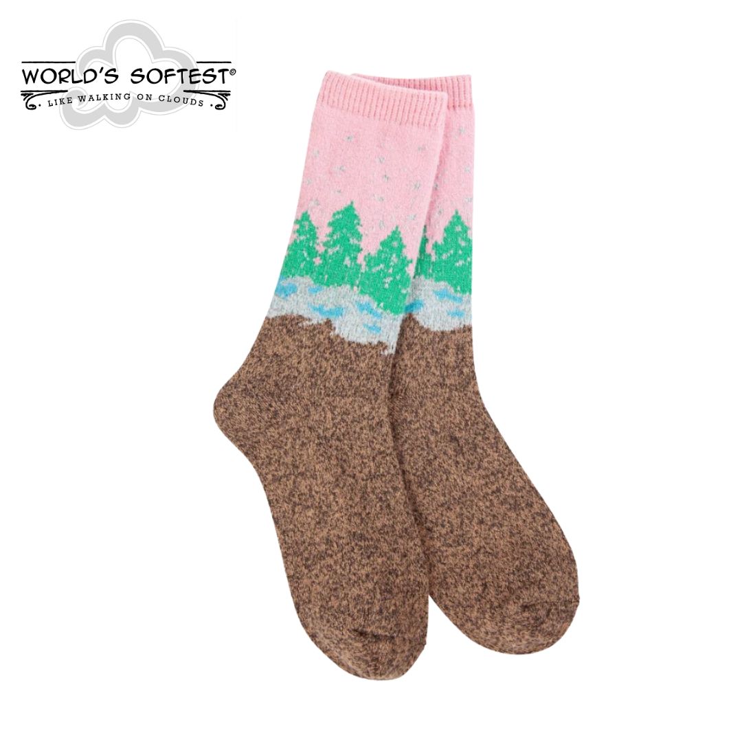 Holiday Mini Crew Wonderland Forest Pink