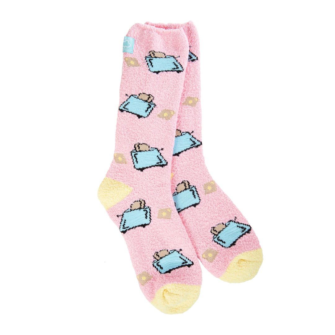 Breakfast Cozy Crew Socks