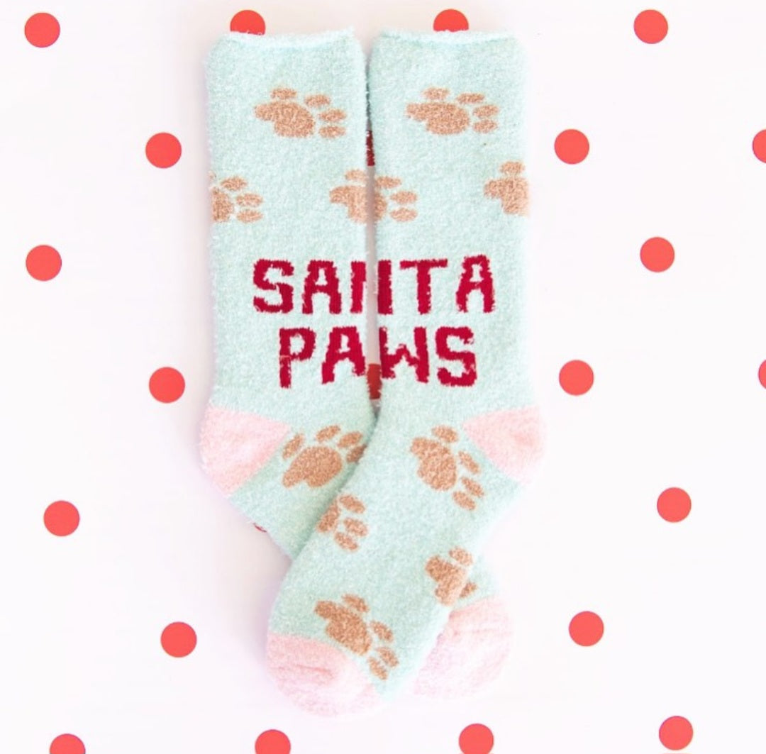 Holiday Christmas Cozy Crew Socks