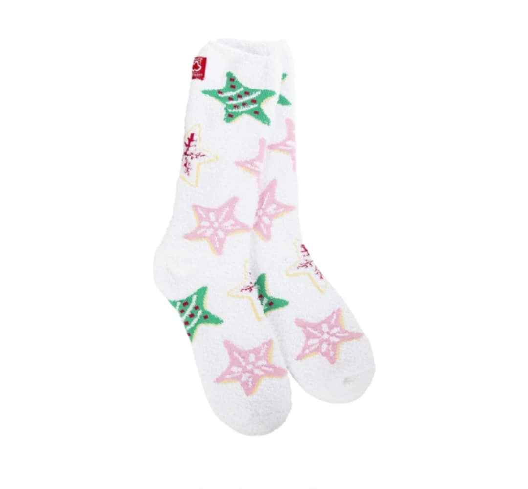 Holiday Christmas Cozy Crew Socks