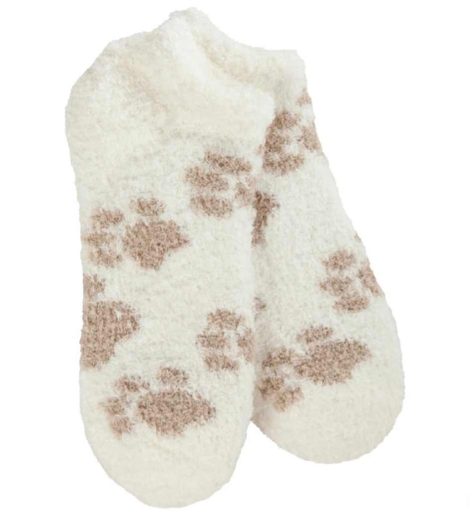 Cozy Low Socks Stone Paw