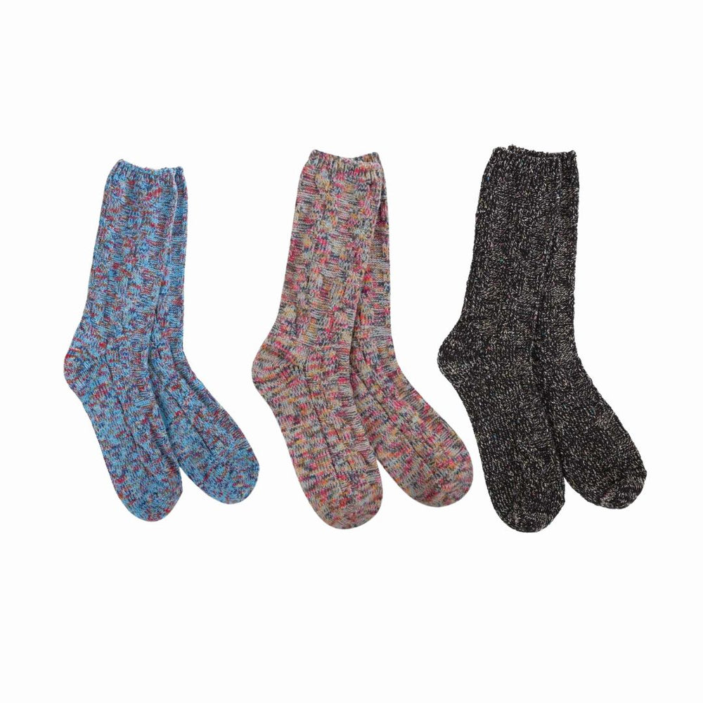 World’s Softest Socks Weekend Ragg Cable Crew