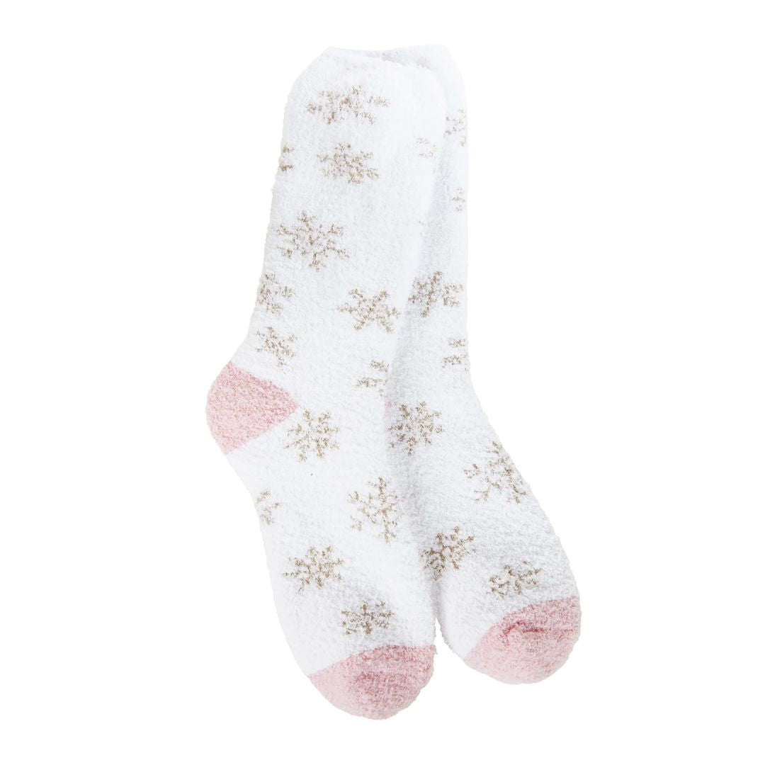 Winter Shimmer Crew Socks